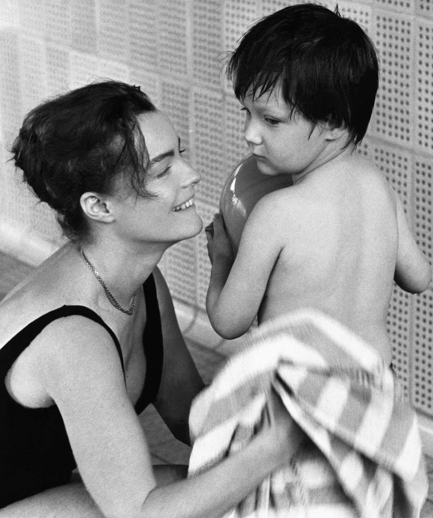 Romy Schneider és fia
