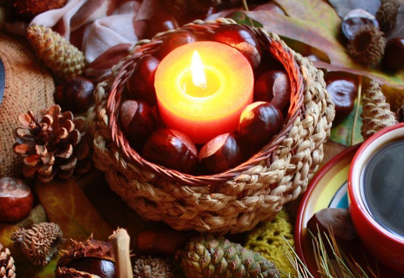 Vadgesztenye dekorációk