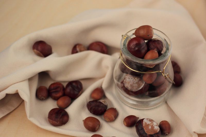 Vadgesztenye dekorációk