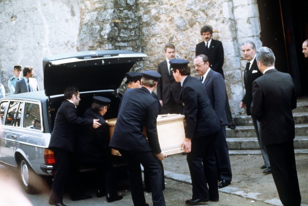 Romy Schneider koporsója