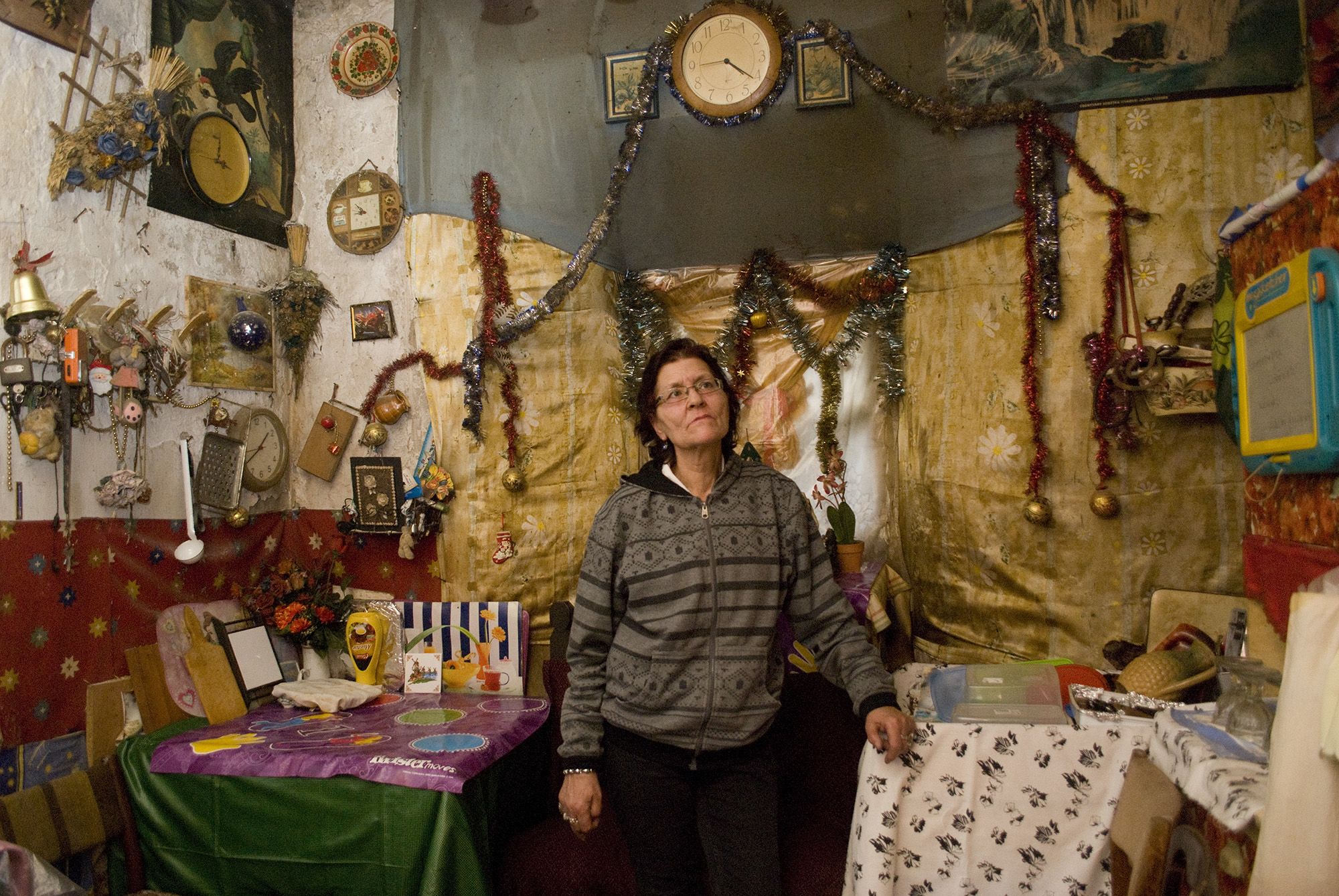 Velünk beszélj, ne rólunk! - Lakatos Jutka, az AVM hajléktalan aktivistája (fotó: Csoszó Gabriella)