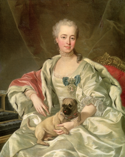 Louis-Michel van Loo: Jekatyerina Dimitrijevna Golitcsina portréja, 1759 (forrás: Wikipedia)