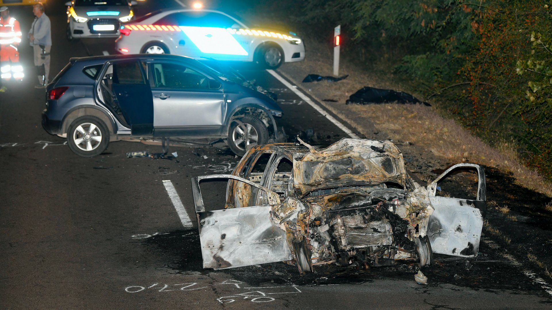 Halálos autóbaleset Nagyhegyesnél