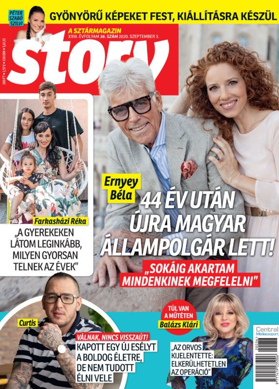 „Rengeteg bántást kaptunk a köztünk lévő korkülönbség miatt” – kifakadt Ernyey Béla és 38 évvel fiatalabb felesége