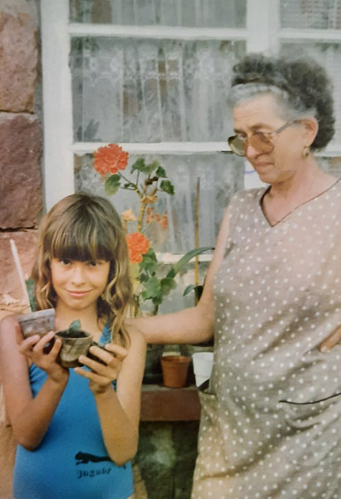 Teri mama és a kis Eta (Fotó: magánarchívum)