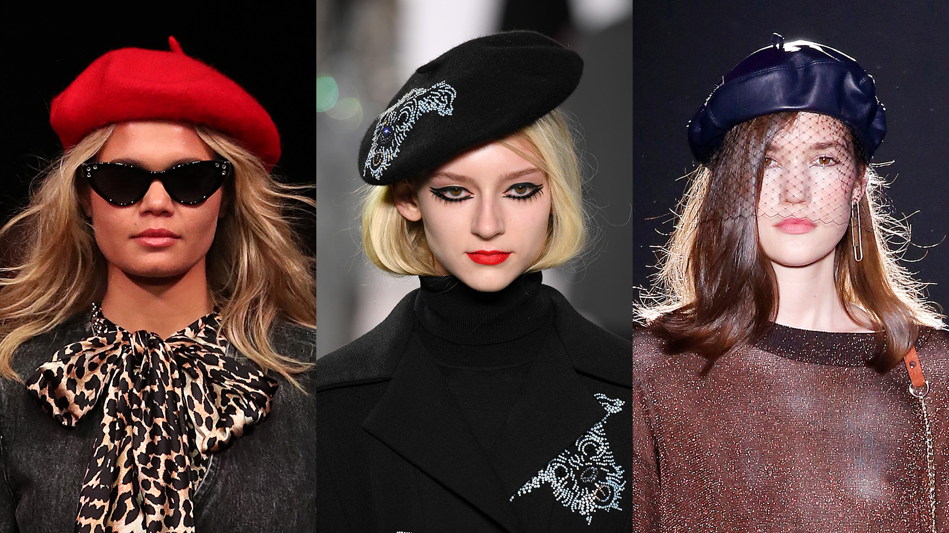 Barett sapkák a kifutókon: Ganni - Libertine - Maite By Lola Casademunt 