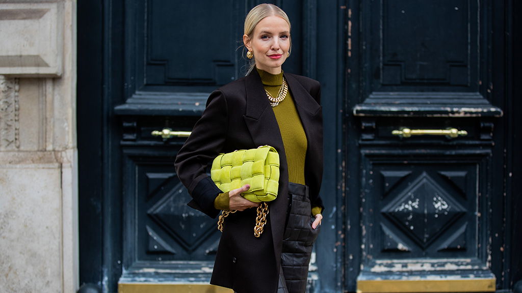 Elegáns bőrnadrágos szett - street style