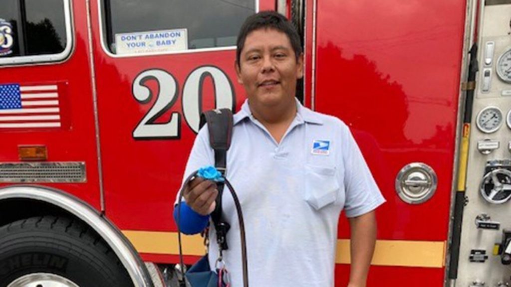 Fernando Garcia , a hős postás (Fotó: Los Angeles County Sheriff's Department)