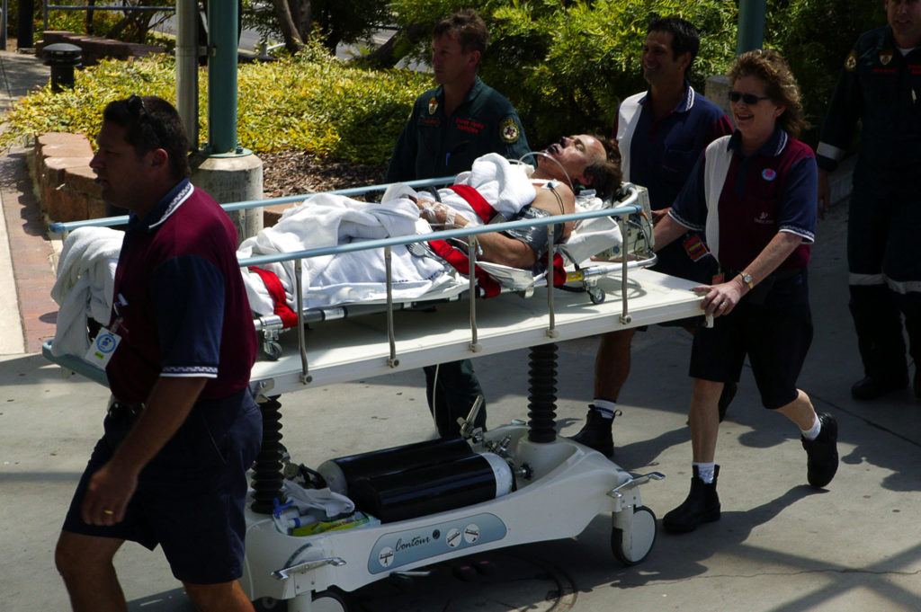 Szemen bökte a nagy fehér cápát, így menekült meg