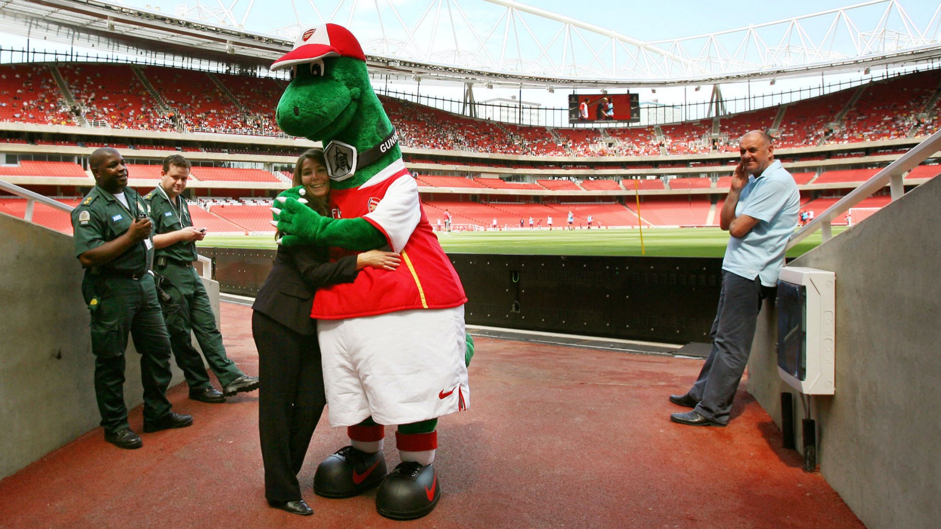 Gunnersaurus, az Arsenal kabalafigurája