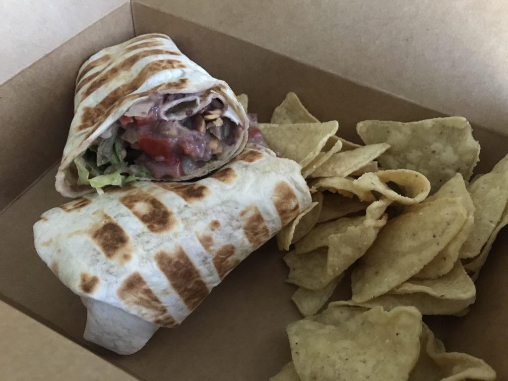 Vega burrito a Vexicanától (Fotó: Pálúr Krisztina/NLC)