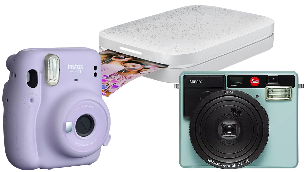 Instant fényképezőgép és mini fotónyomtató