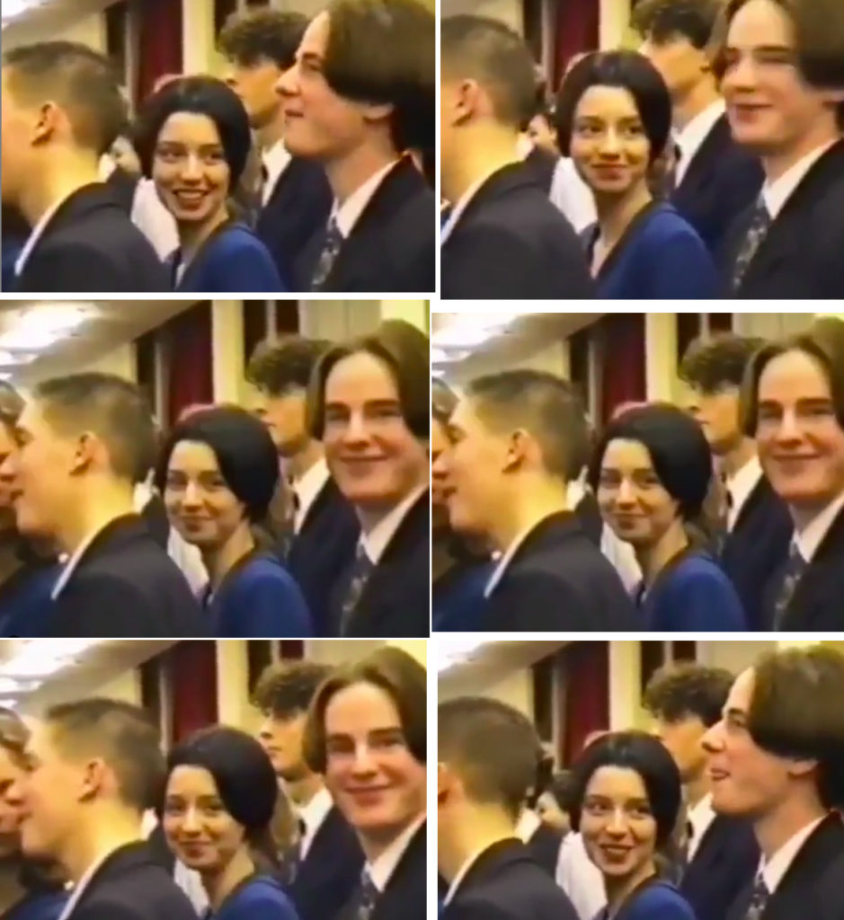 Járai Máté és Járai Kíra 1997-ben iskolásként