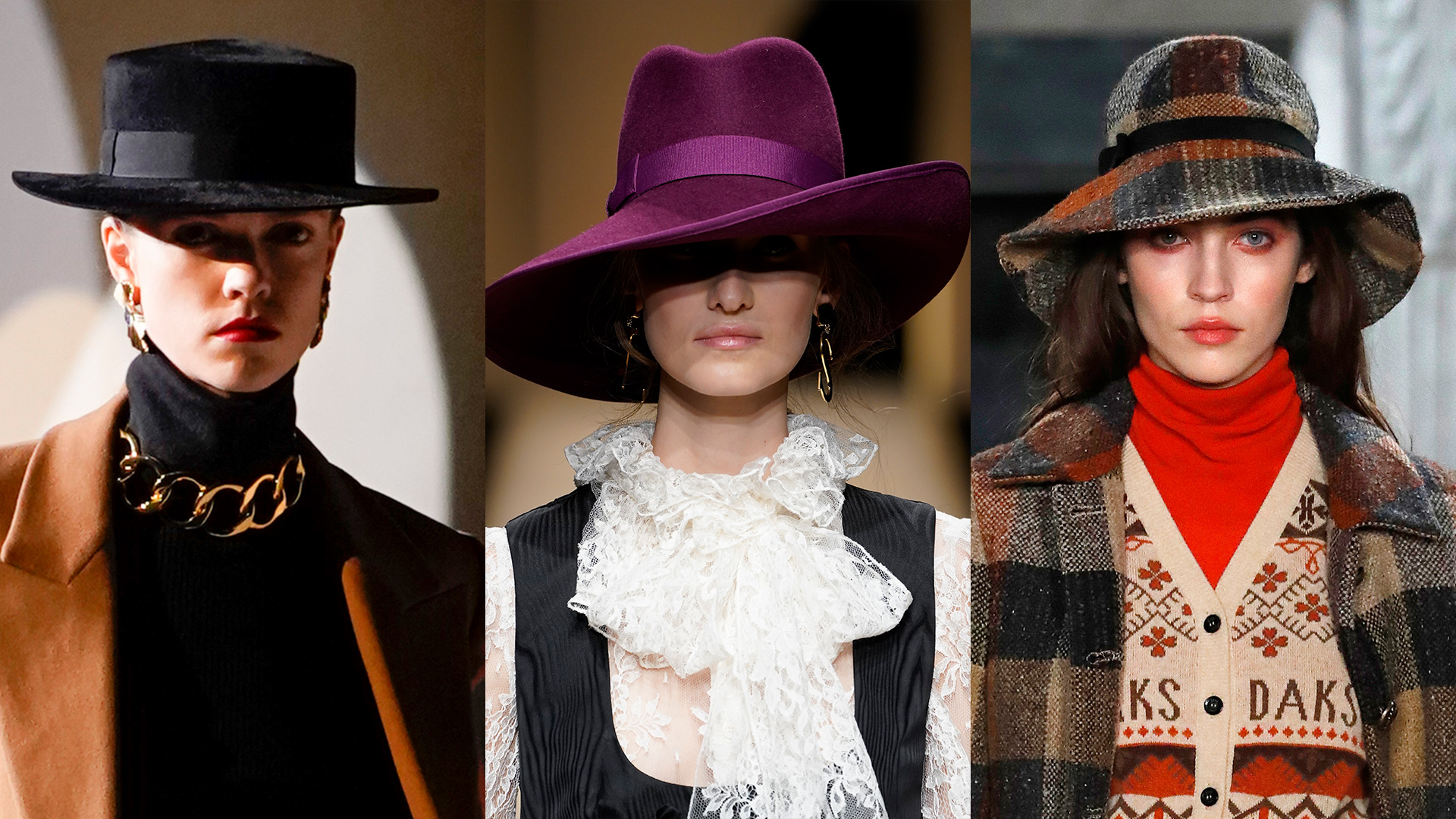 Kalapok a kifutókon: Saint Laurent - Luisa Spagnoli - DAKS 