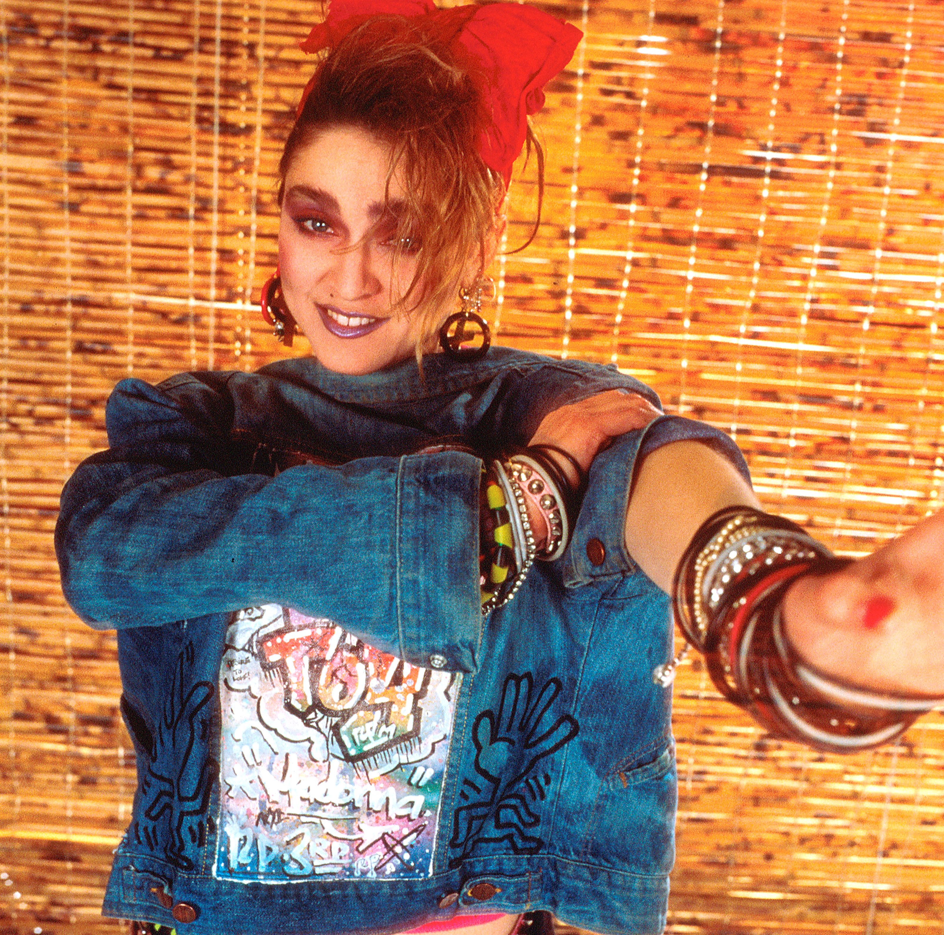 Madonna 1984-ben, első nagy sikerei idején (fotó: Michael Putland/Getty Images)