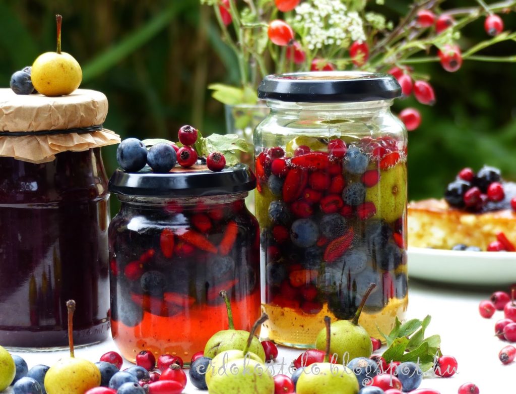 Vadgyümölcsök mézben likőrhöz, sütihez (Fotó: Erdőkóstoló)