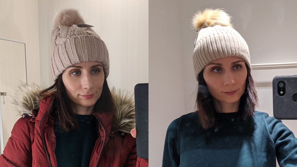 Pom-pommal díszített sapkák