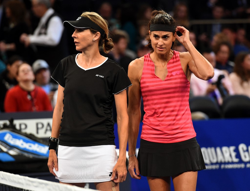 Szeles Mónika és Gabriela Sabatini
