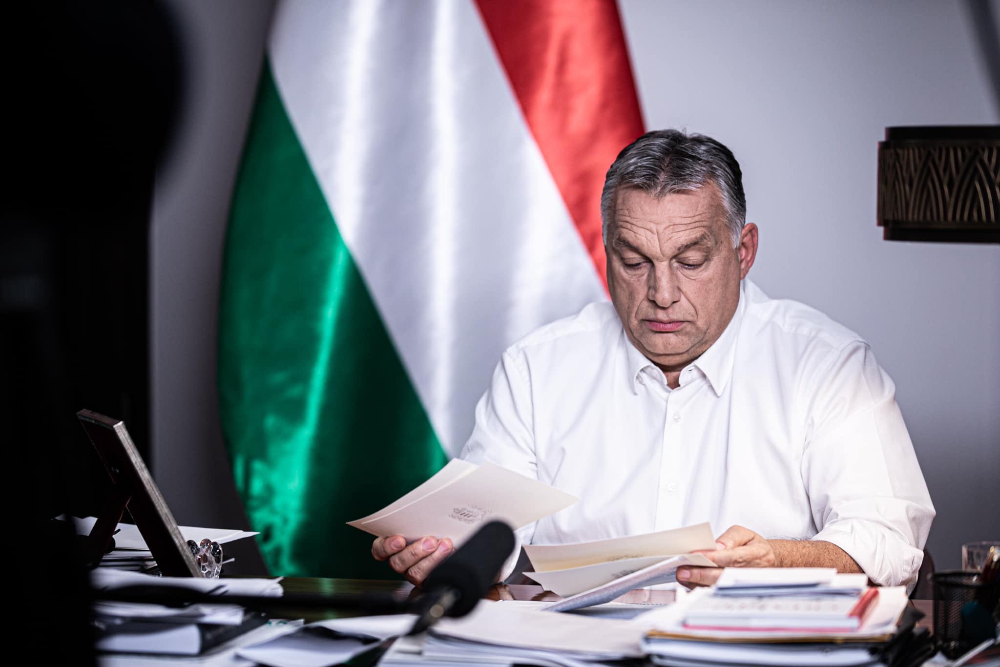 Orbán Viktor szigorításokat jelent be (fotó: Orbán Viktor FB-oldala)
