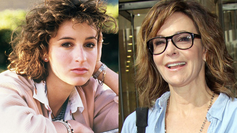 Jennifer Grey akkor és most. 