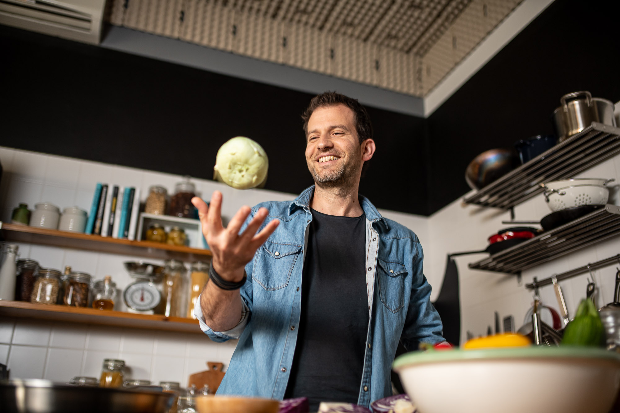 Fördős Zé interjú közben