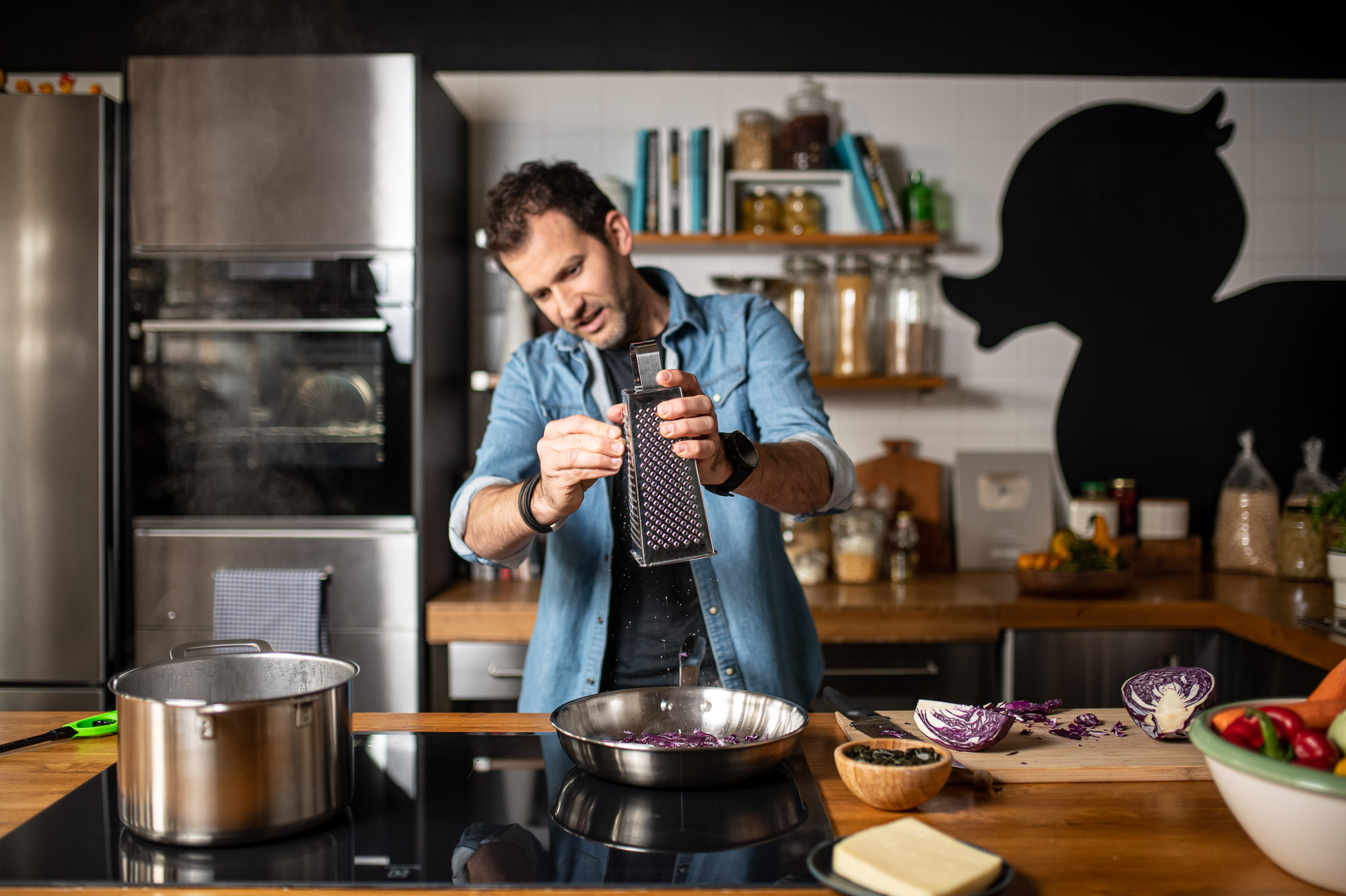 Fördős Zé interjú közben