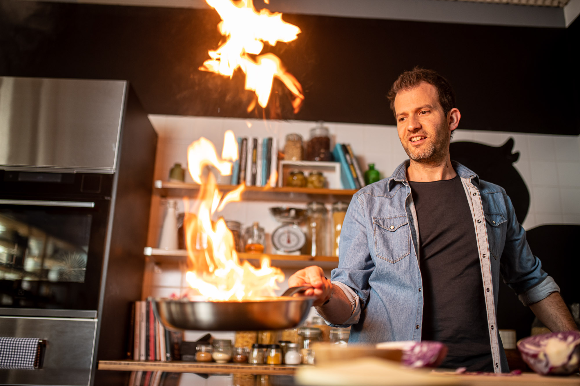 Fördős Zé interjú közben