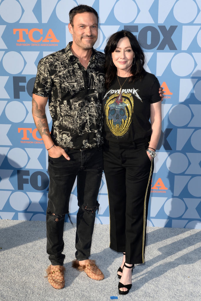 Shannon Doherty a Beverly Hills 90210 sorozat újraindításának premierjén