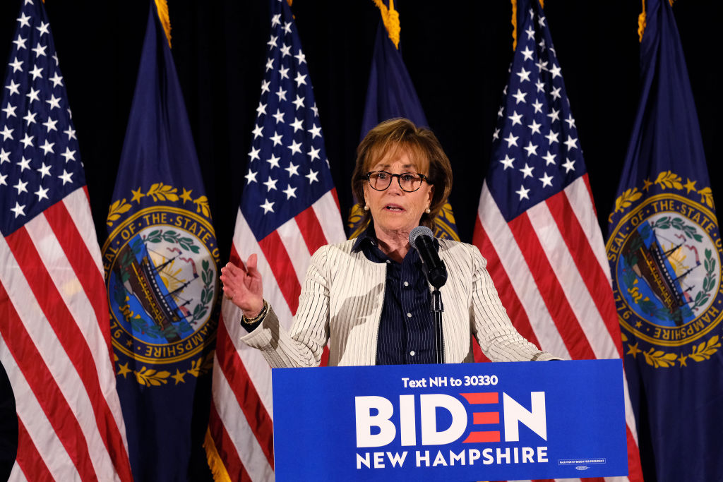 Valerie Biden Owens helyetesítette fivérét egy New Hampshire-i kampányrendezvényen 2020 februárjában.