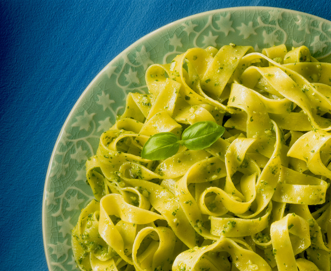 Spenótos egytálétel tagliatelle tésztával