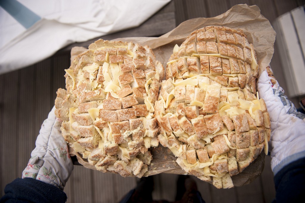 Csirkés töltött kenyér