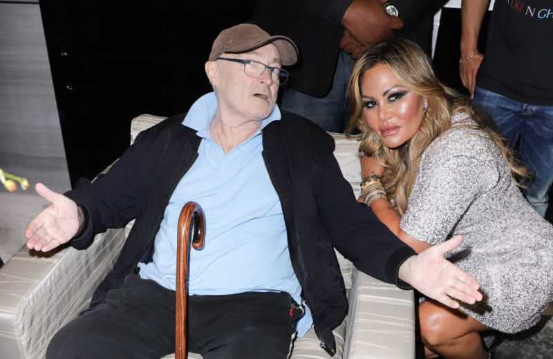 Phil Collins és Orianne Cevey 2018-ban (Fotó: John Parra/Getty Images)