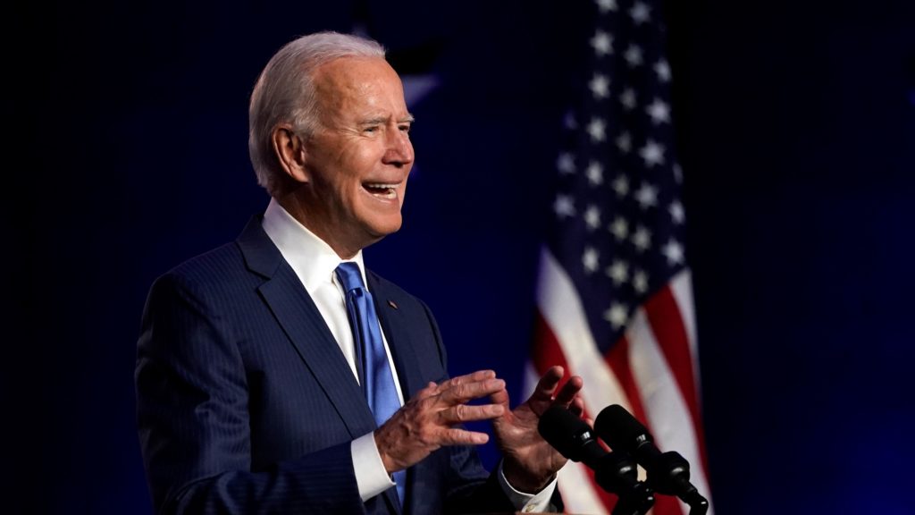 Joe Biden, az USA leendő elnöke