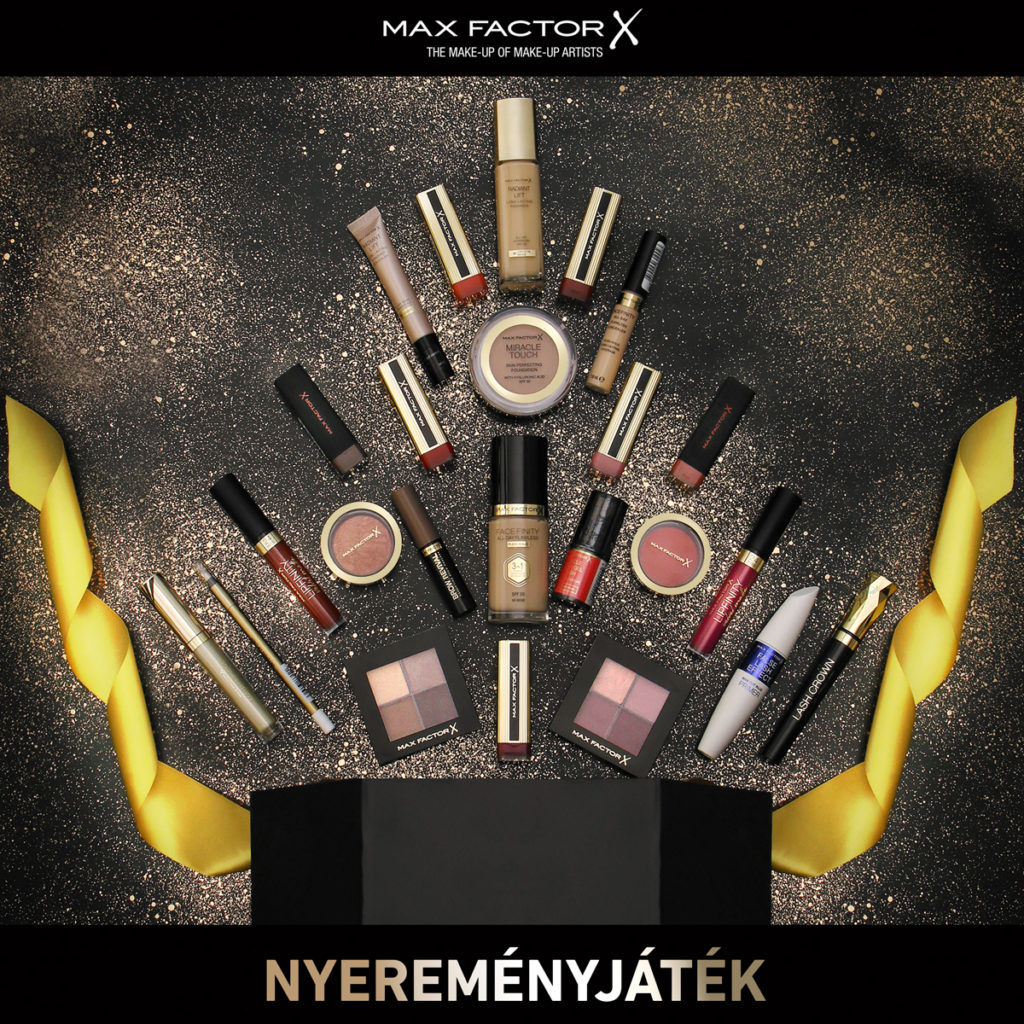 Max Factor karácsonyi nyereménydoboz
