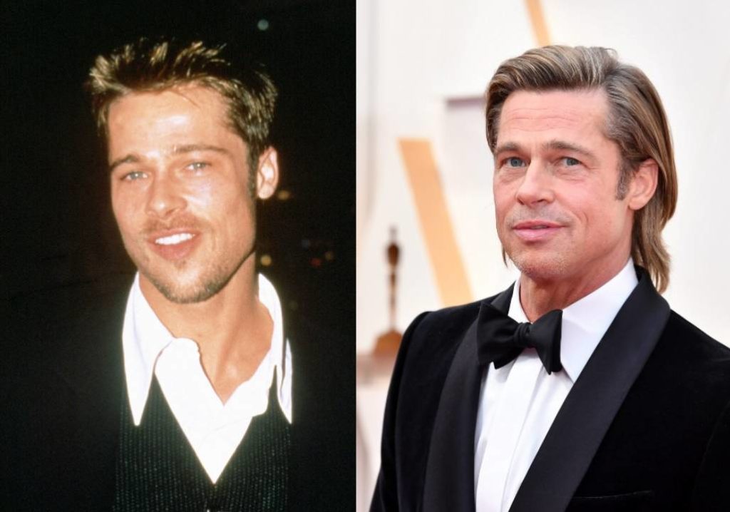 Brad Pitt akkor és most