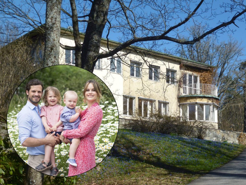 Károly Fülöp herceg és családja a Solbacken villában lakik