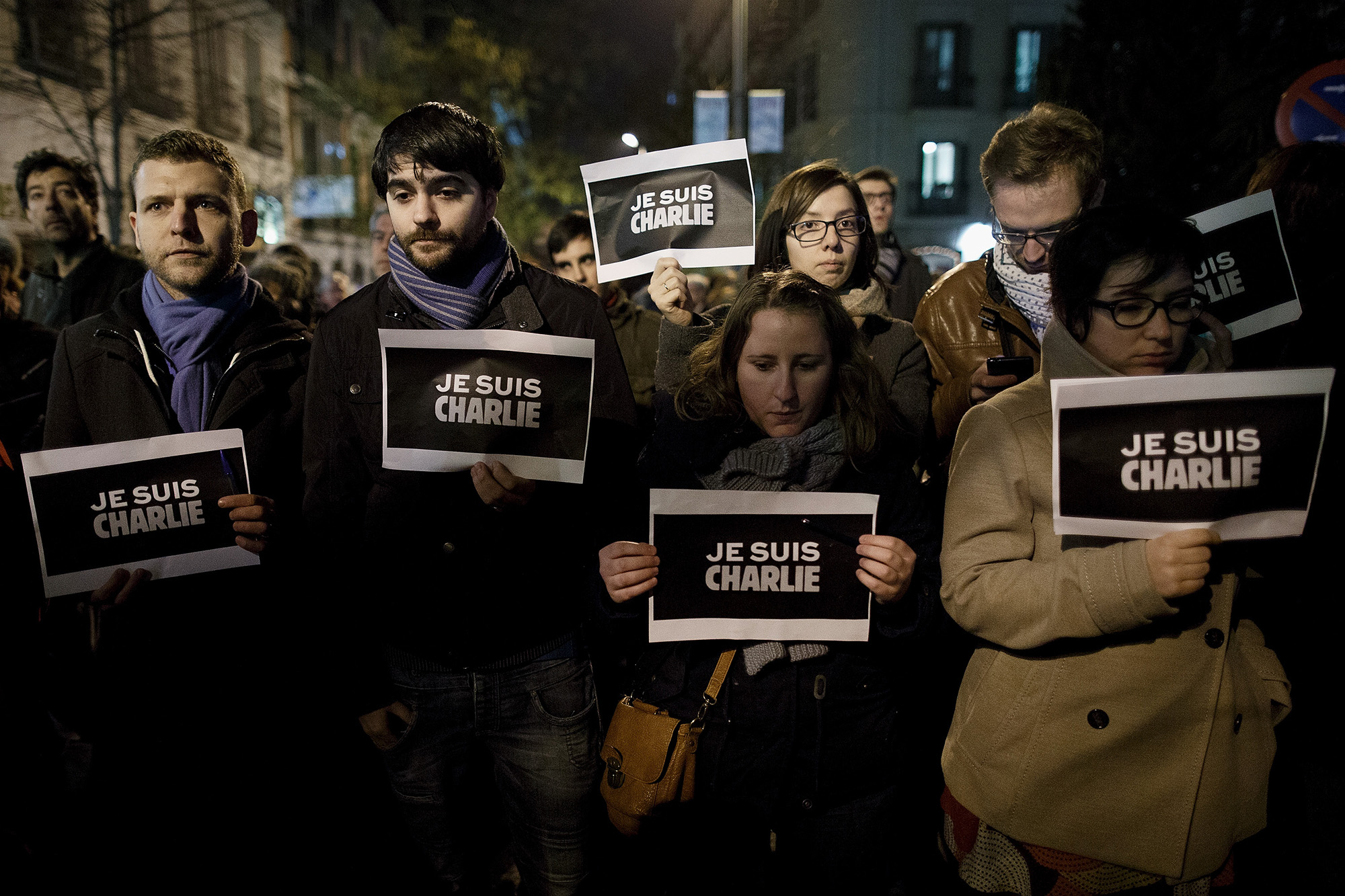 Madrid, 2015 január 7. (fotó: Pablo Blazquez Dominguez/Getty Images)
