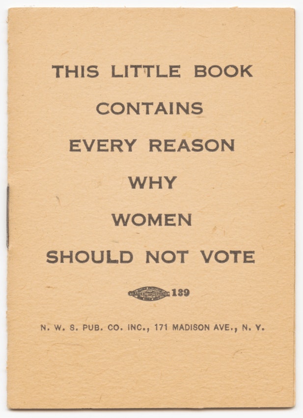 Miért ne szavazzanak a nők? (fotó: publicdomainreview.org)