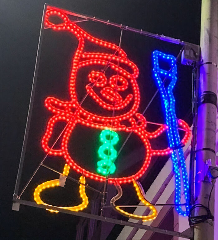 Remek hóember (Fotó: Newburgh FB)