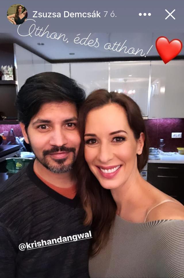 Demcsák Zsuzsa és Krishan Dangwal újra együtt vannak
