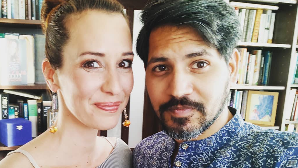 Demcsák Zsuzsa és férje, Krishan Dangwal nagyon boldogok (Fotó: Instagram)