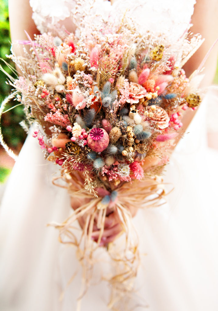 Száírított virágokból is készülhet a csokrod