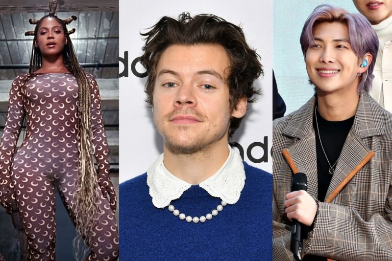 Beyoncé, Harry Styles és Kim Namjoon 