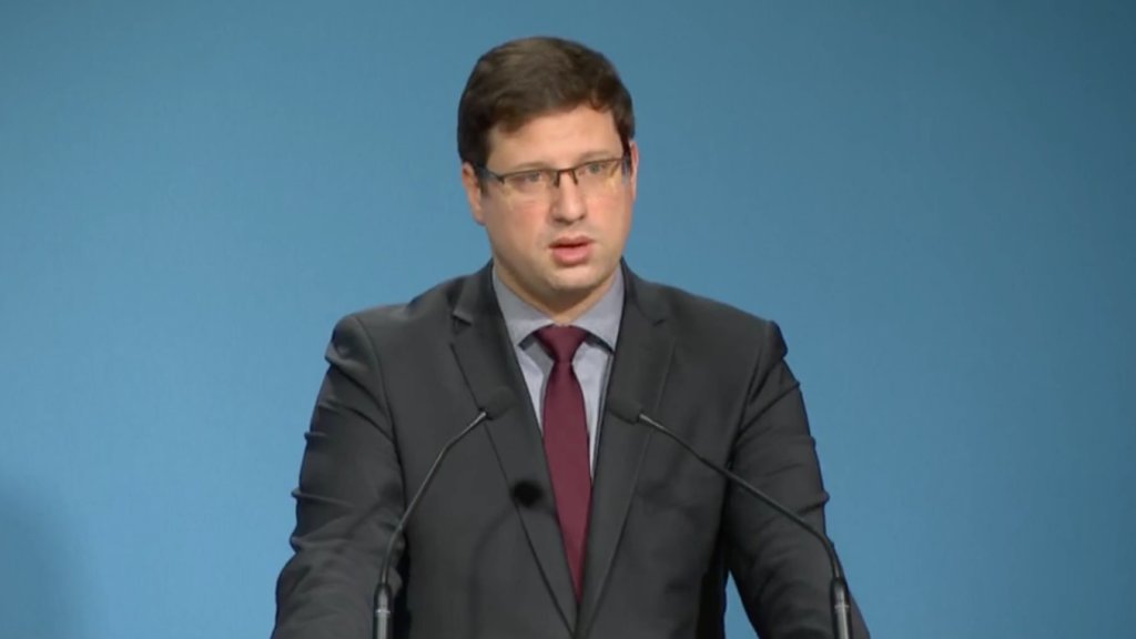 Gulyás Gergely a kormányinfón