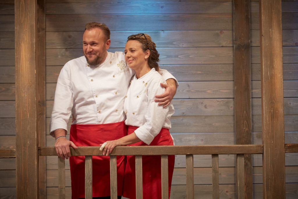 Pokorny Lia és Feke Pál a Konyhafőnbök VIP 5 döntősei (Fotó: Sajtóklub)