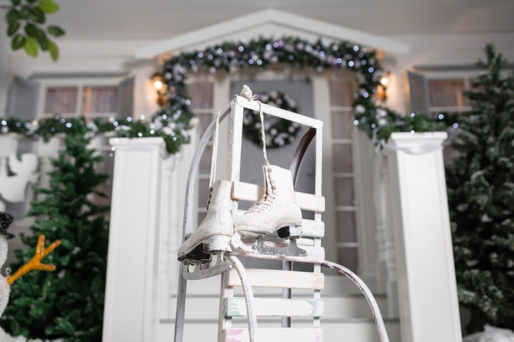 Korcsolyából is lehet dekoráció