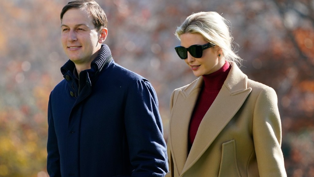 A first daugher, Ivanka Trump és férje, Jared Kushner (fotó: Profimédia)