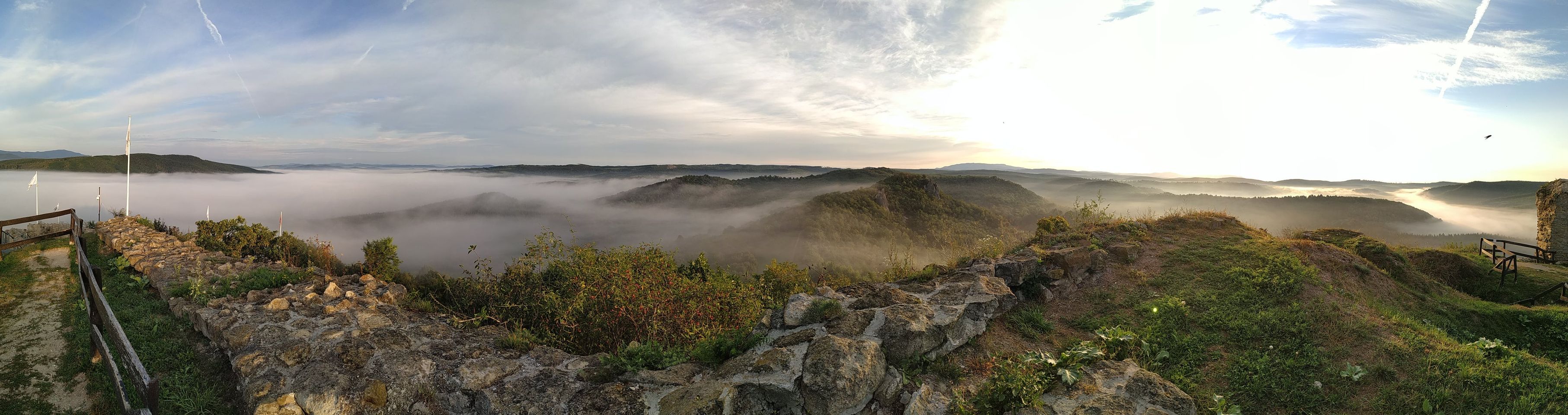 A Siroki vár panorámája így nézett ki novemberben.
