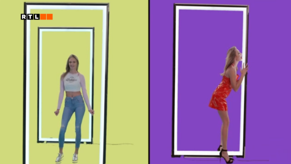 VV Virág a beköltözéskor elmondta: két énje van, az egyik a cuki kislány, a másik a szexi nő