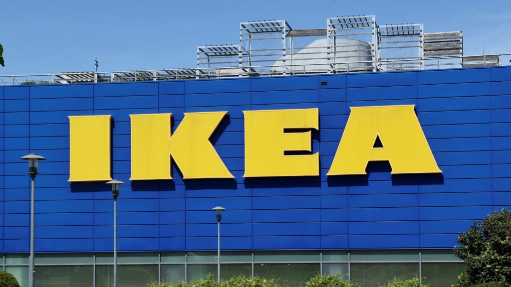 Az IKEA áruház épülete a XIV. kerületi Örs Vezér téren.